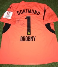 BVB Match Prepared Matchworn Torwart Trikot + ZERTIFIKAT Dortmund Drobny