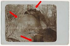 136727: Foto selbst gebauter Bunker/Unterstand, Stahlplatten, I-Stahlträger