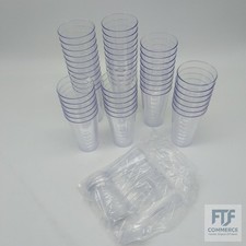 Jesdavan Dessertschalen Plastik 50PCS, 90ML Mini Desserttassen Fingerfood Schale