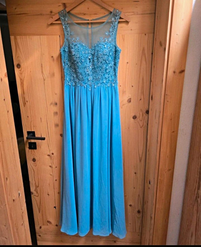 Laona abendkleid blau lang - blau,