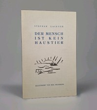 Max Beckmann Buch DER MENSCH IST KEIN HAUSTIER