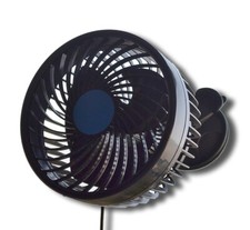 24V VERSTELLBARER SAUGNAPF 6" LÜFTER LKW KABINE OSZILLIERENDE GESCHWINDIGKEITSÄNDERUNG LUFTKÜHLUNG