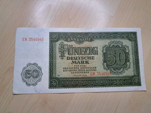 Ddr mark ostmark banknote - mark,