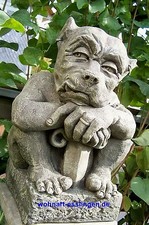 DS77 Sword Gargoyle massiver Steinguss Original  Devonshire Statuary NEU