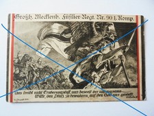 Regiments PK 1 Komp. Füselier Rgt. 90 Rostock - Wismar Mecklenburg 1WK