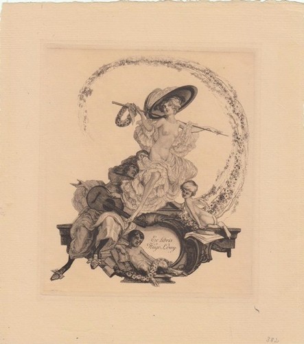 Exlibris bookplate - exlibris,