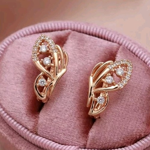 Damen elegante ohrringe 585er - elegante,