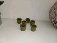 6 Retro Eierbecher Melitta Neuwertig