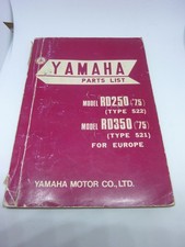 Ersatzteilliste YAMAHA RD 250
