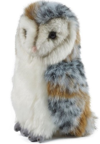 Schleiereule 18cm plüschtier - 18cm,