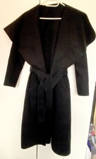 Mantel Damen L weicher leichter Mantel mit großem Kragen im Gothic-Stil 