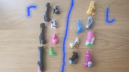 Monster high schuhe rechts - high, und