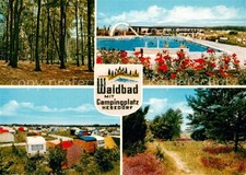 Hesedorf Gyhum Waldbad mit Campingplatz Waldpartie Natur
