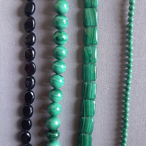 Set malachit obsidian - 1,