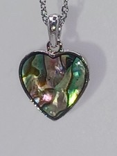 Anhänger Herz Paua Muschel