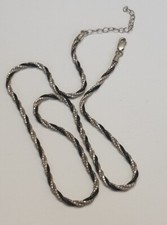 2 farbige Halskette aus 925er