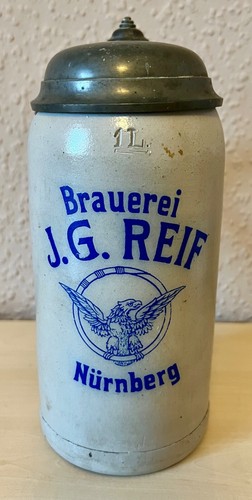 Alter bierkrug brauerei - alter, "brauerei