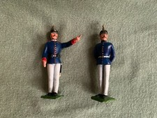 Konvolut, zwei Zinnfiguren