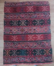 50-60 Jahre 100x76cm Handgefertigter Orient Kilim/Kelim Teppich 100% Handarbeit