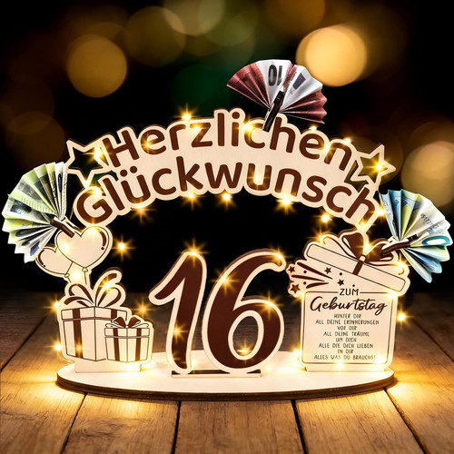 Geburtstag geldgeschenk - 16,