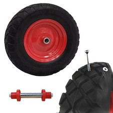 Schubkarrenrad Vollgummi PU