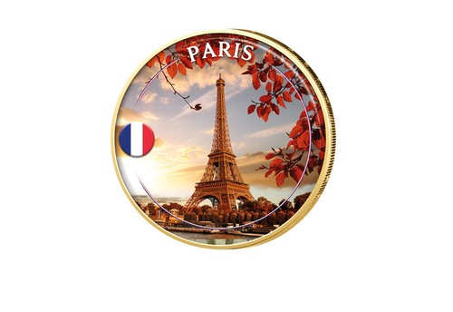 Euro vergoldet paris - vergoldet,,