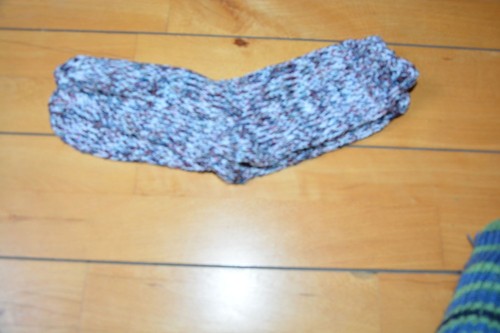 Selbstgestrickte socken 44 - socken,