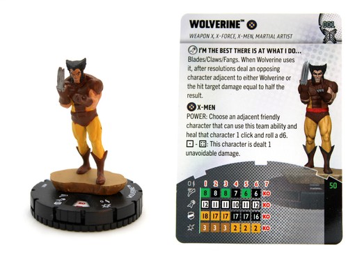 Heroclix 001 wolverine - -, #001