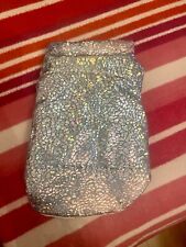 Hunde Kleidung Jacke Oberteil Chihuahua Winter Glitzer Meerjungfrau funkeln XS