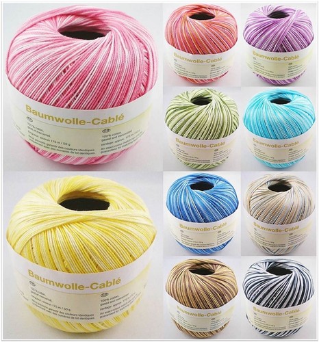 50g baumwolle cablé - 50g, ombrÉ