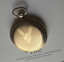 IWC Taschenuhr Savonette In Double Gold Cal. 74