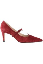 MANOLO BLAHNIK ROTE WILDLEDER