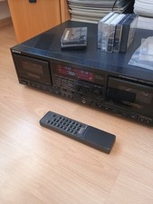 Sony TC-WR 770 mit Fernbedienung wie NEU Doppel Tape Deck Cassetten