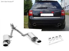 Fox Duplex Racing-Komplettanlage ab Kat Audi A6 S6 quattro 4B Typ C5 RS6-Look
