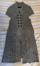 Strickjacke, Strick, Grau, M/L