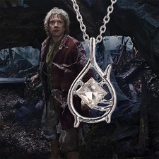 Hobbit Elf Tauriel Anhänger Halskette Tolkiens Farbe Silber