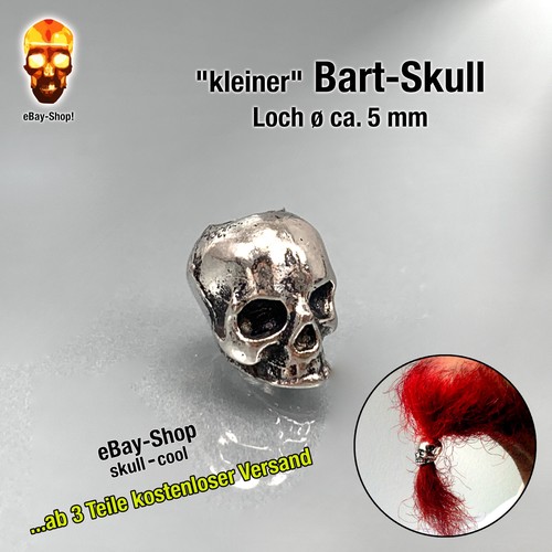 Bartschmuck skull totenkopf - bartschmuck,
