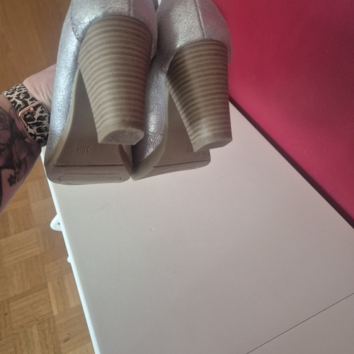 Jana damen pumps silber leder - damen,