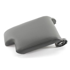Lid Cover Leather Grey For