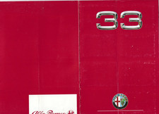 Alfa Romeo Alfa 33 Sportwagon Farbkarten  - geknickt