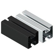 Montage Schiene Solar 40x40