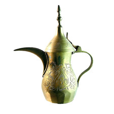 KANNE Teekanne MESSING 50er