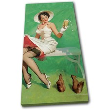 Vintage Girl Poster Sexy Retro