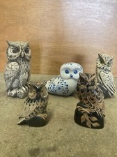 Los Von 5 Eulen / UHU Figuren Dekoration Sammlung