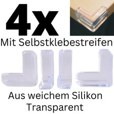 Eckschutz Kantenschutz Stoßschutz Kindersicherung Silikon Tischkantenschutz 4er