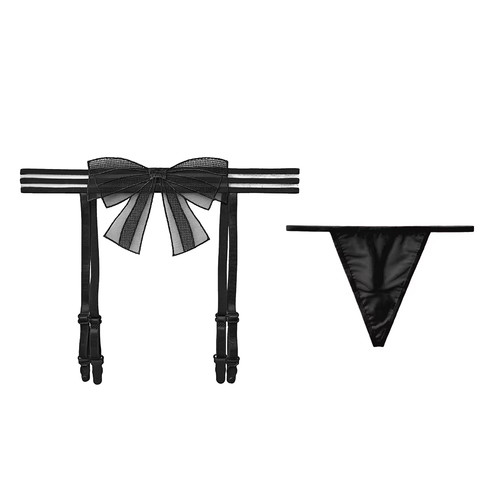 Strapsgürtel set string tanga - set,