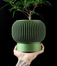 3D Design Blumentopf „Yuso Plan“ – Moderne Vase/Übertopf aus dem Bergischen Land