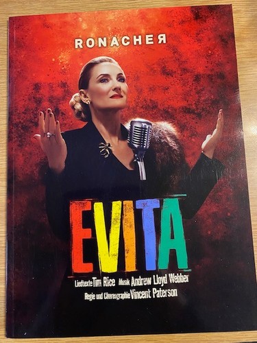 Programmheft musical evita - musical,