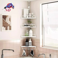 100bis246cm Teleskop Duschregal ohne Bohren Badregal Eckregal Duschablage Dusche