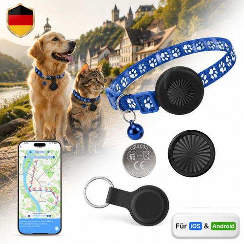 Gps tracker halsband set - gps,